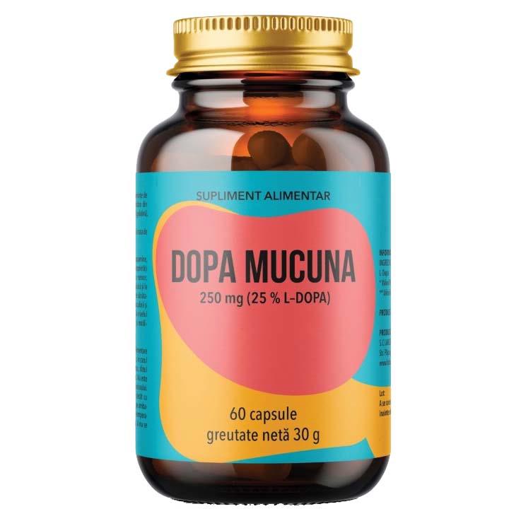 Dopa Mucuna 250 miligrame 60 capsule Laboratoarele Remedia