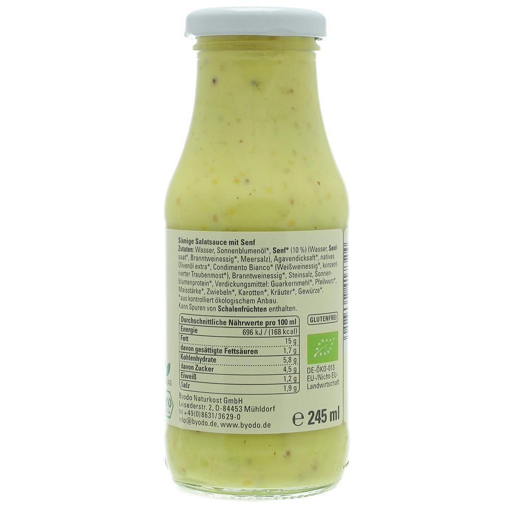 Dressing cu Mustar pentru Salate Eco 245 grame Byodo