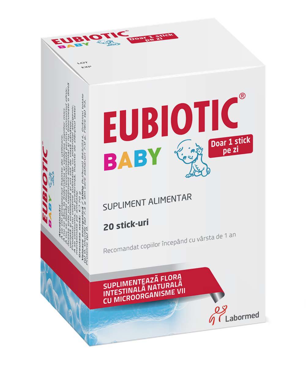 Eubiotic Baby 20 stickuri Labormed