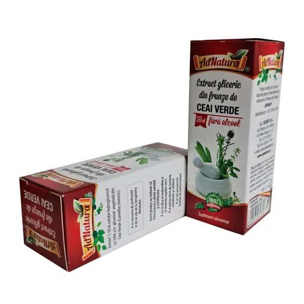 Extract Gliceric Ceai Verde 50 mililitri AdNatura 