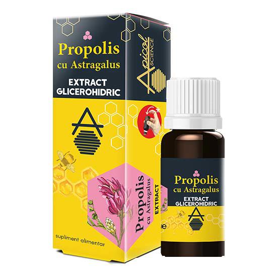 Extract Glicerohidric Propolis cu Astragalus 30 mililitri ApicolScience