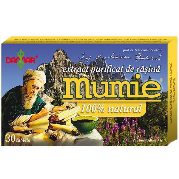 Extract Purificat de Rasina Mumie 30 tablete Damar