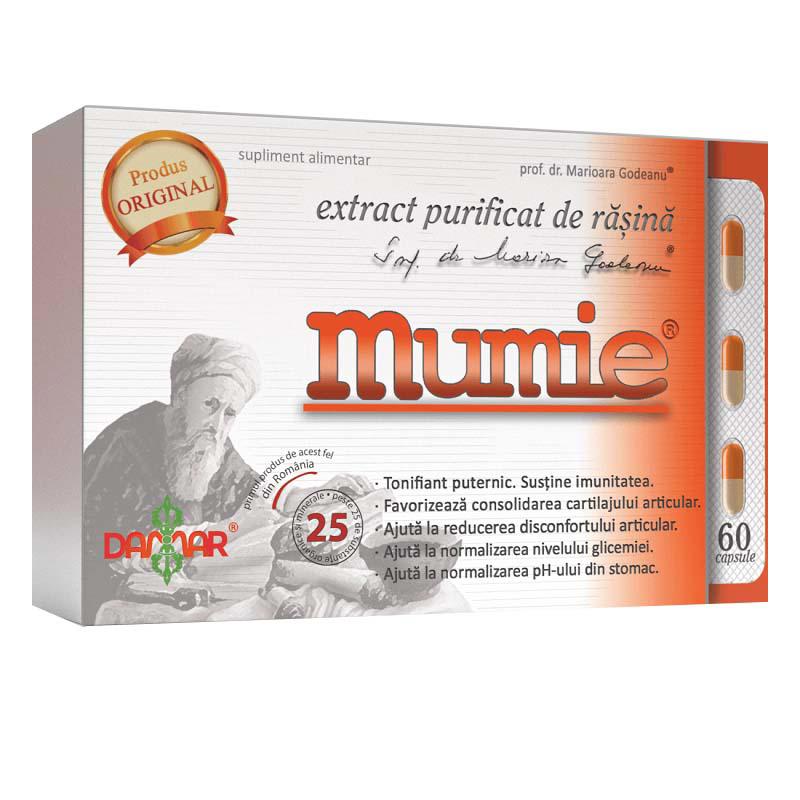 Extract Purificat de Rasina Mumie 60 capsule Damar