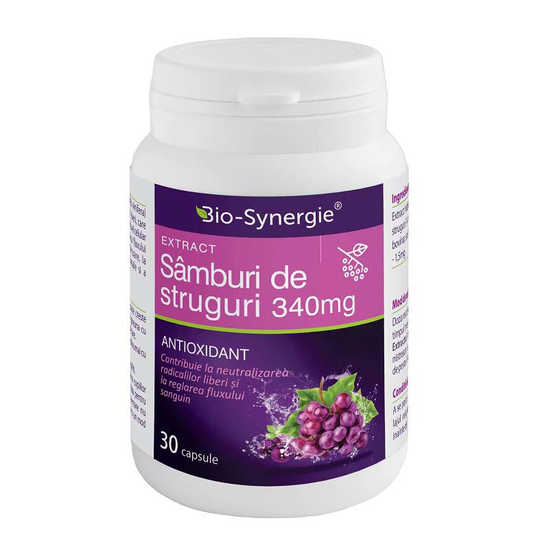 Extractul de Samburi de Struguri 340 miligrame 30 capsule Bio Synergie