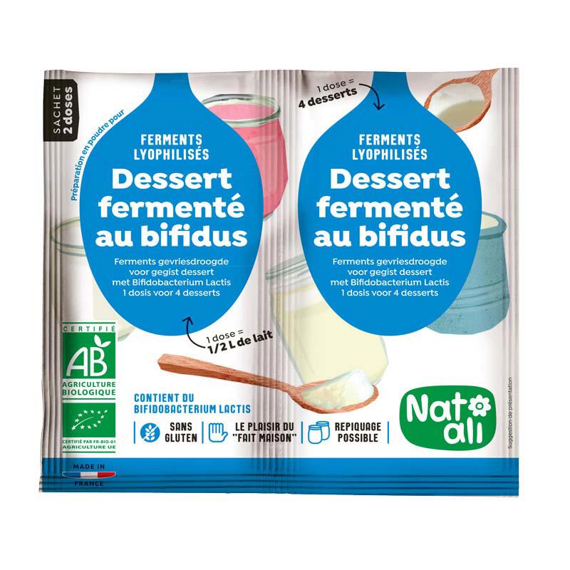 Ferment pentru Deserturi cu Bifidus Eco 2 x 6 grame Nat-Ali