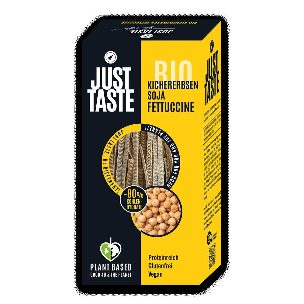 Fettuccine Proteice din Soia cu Naut Fara Gluten Eo 250 grame Just Taste