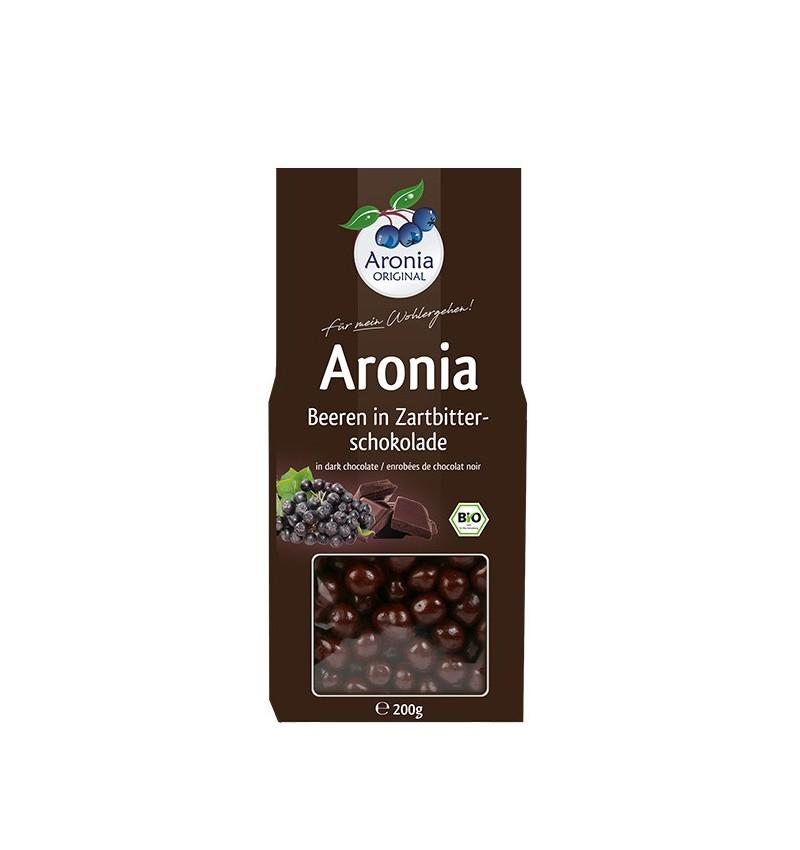 Fructe de Aronia Bio Glazurate cu Ciocolata Pronat 200gr