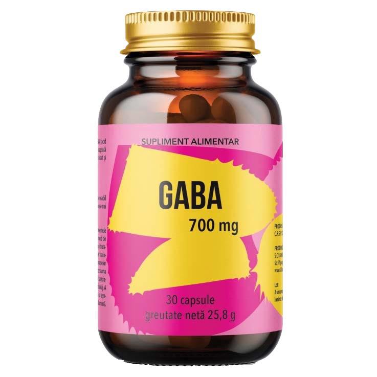 Gaba 700 miligrame 30 capsule Laboratoarele Remedia