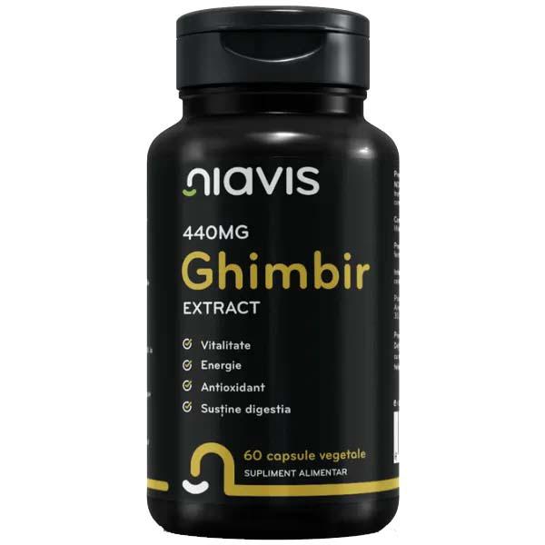 Ghimbir Extract 440 miligrame 60 capsule Niavis