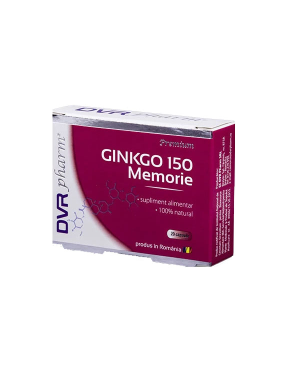 Ginkgo 150gr Memorie 20cps DVR Pharma