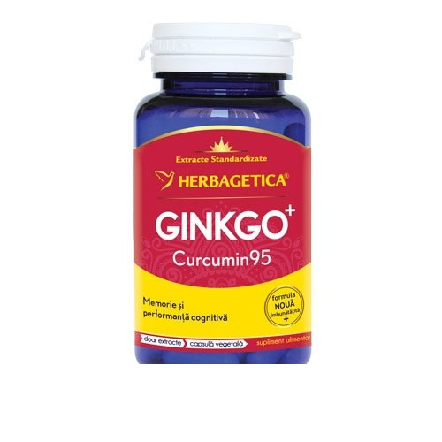 Ginkgo Curcumin 95 Herbegetica 120cps