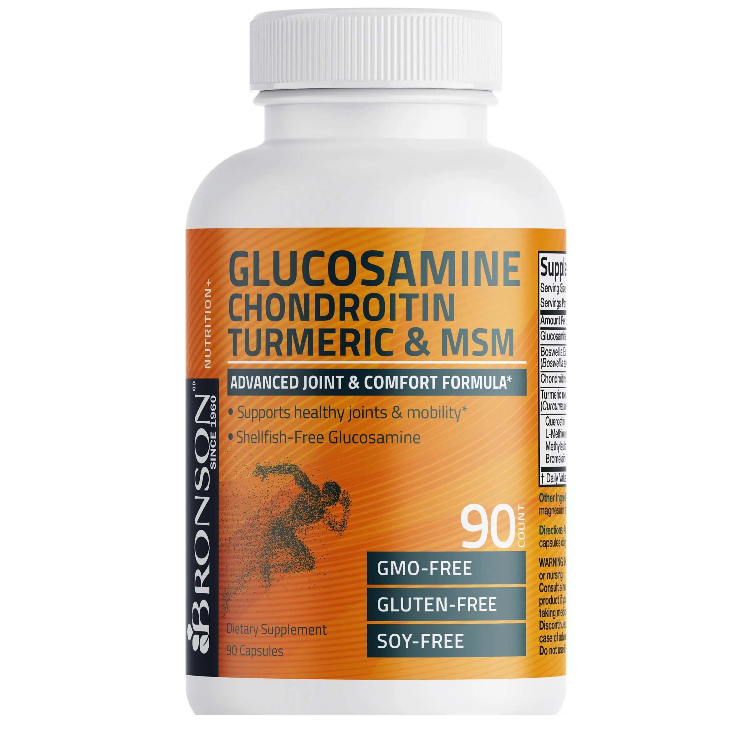 Glucosamine Chondroitin Turmeric si MSM 90 capsule Bronson Laboratories