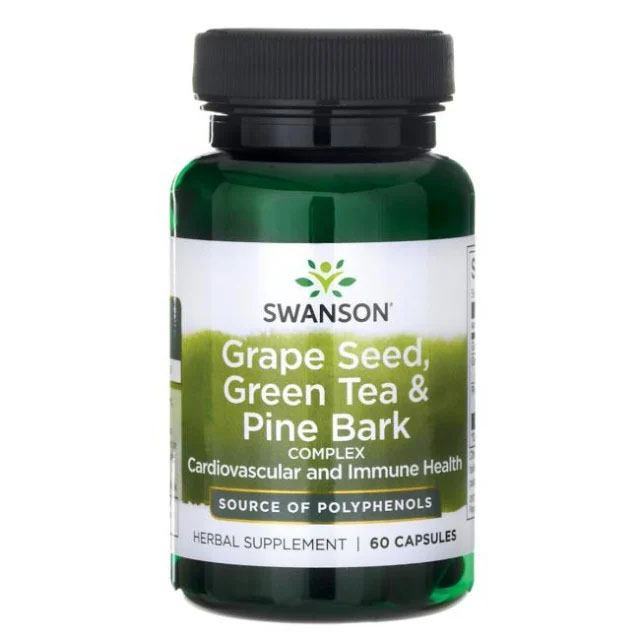 Grape Seed, Green Tea & Pine Bark Complex 60 capsule Swanson