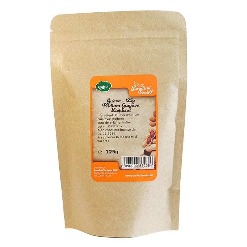 Guava Pulbere Liofilizata 125 grame Paradisul Verde