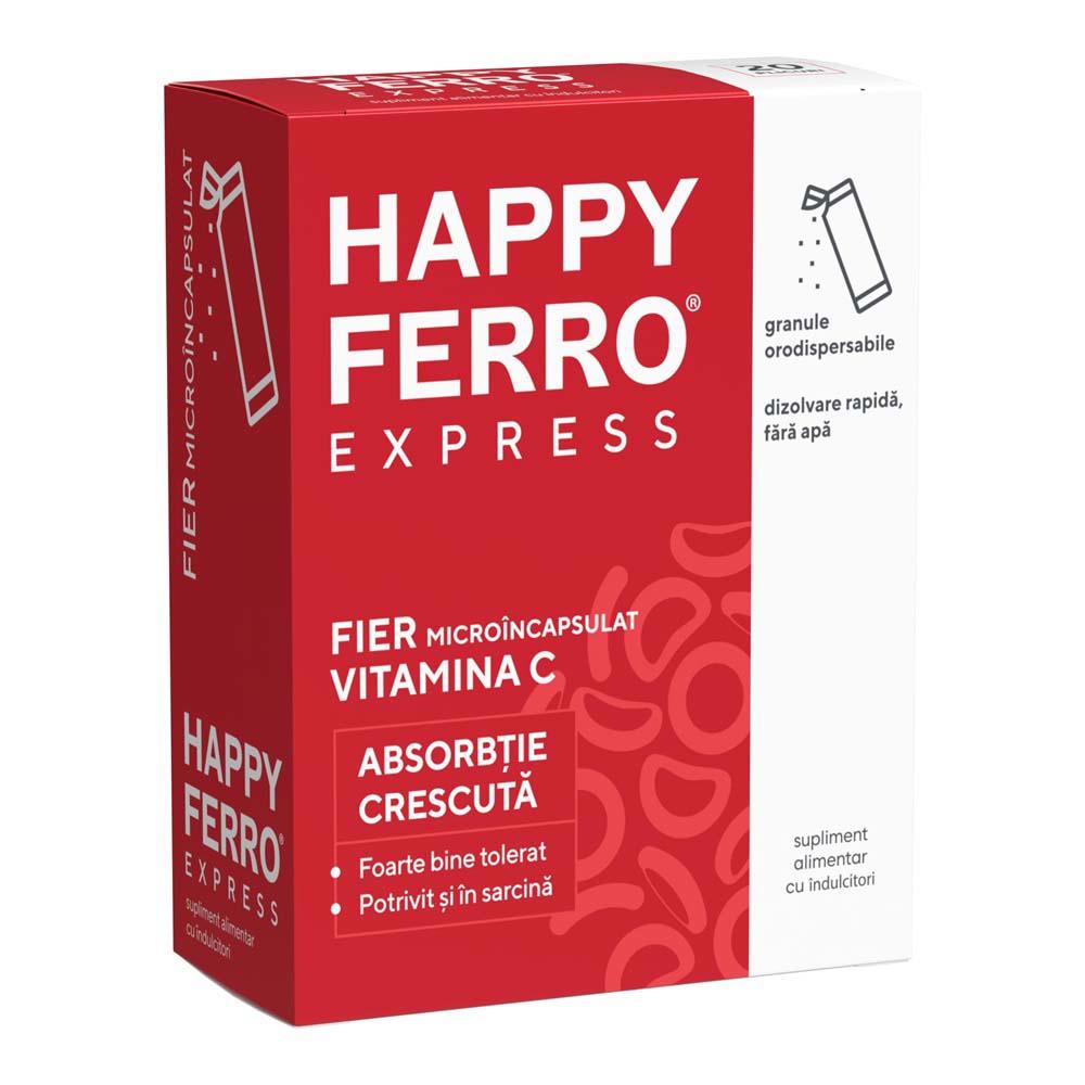 Happyferro Express 20 de plicuri cu granule orodispersabile Fiterman