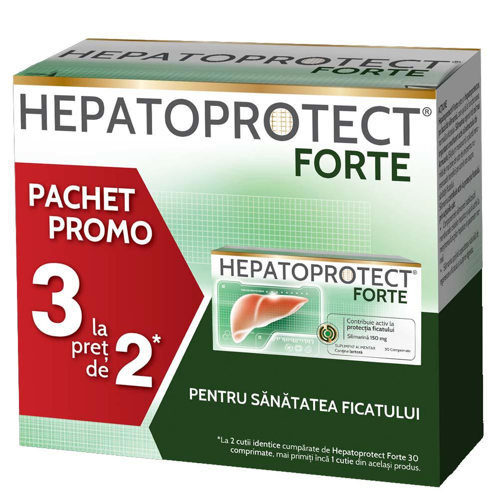 Hepatoprotect Forte Pachet 2+1 3 x 30 comprimate Biofarm