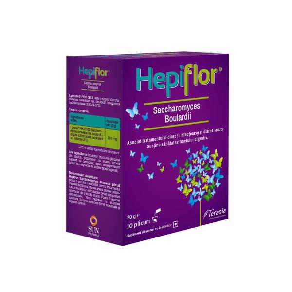 Hepiflor Saccharomyces Boulardii 10 plicuri Terapia