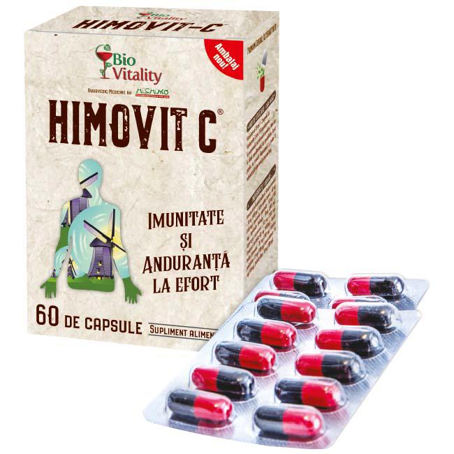 Himovit C Stimulator Imunitar Adaptogen 60 capsule Bio Vitality