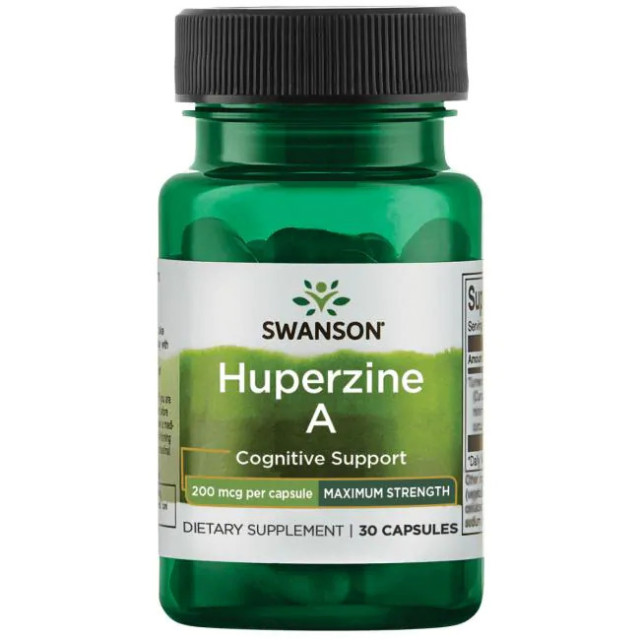 Huperzine A Maximum Strenght 200mcg Swanson 30cps