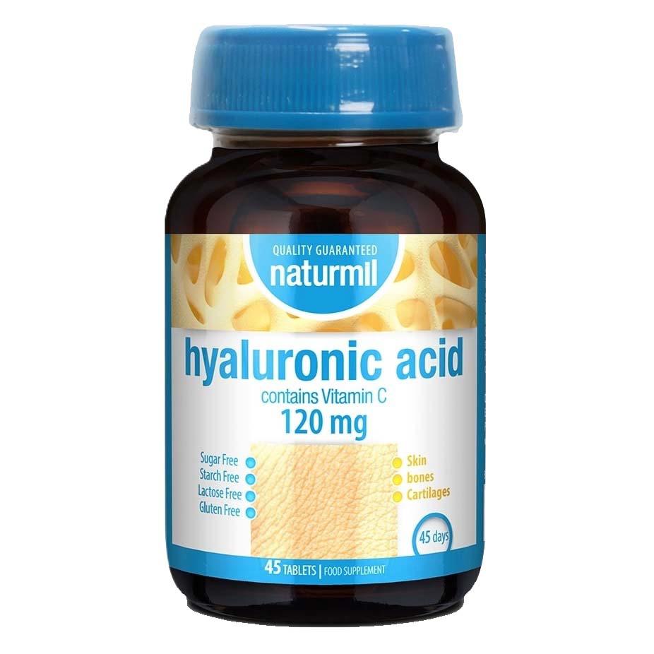 Hyaluronic Acid 120 miligrame 45 tablete Naturmil