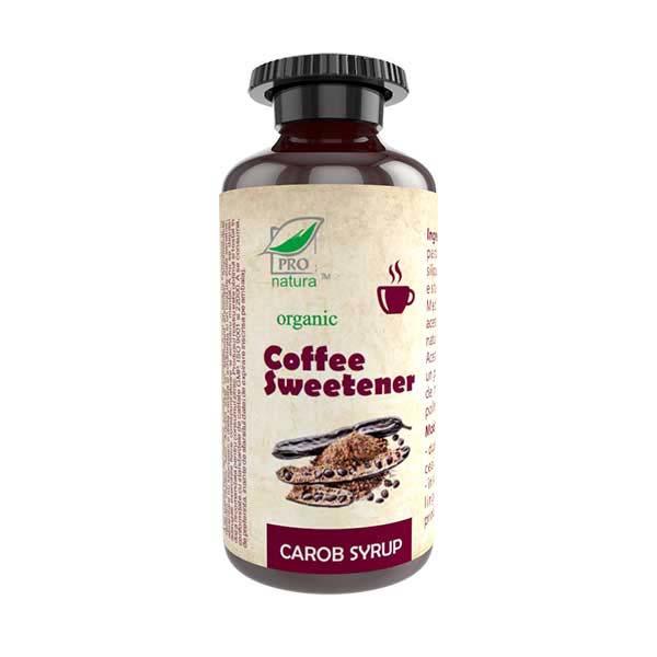 Indulcitor Coffee Sweetener Carob Syrup 200 mililitri Pro Natura