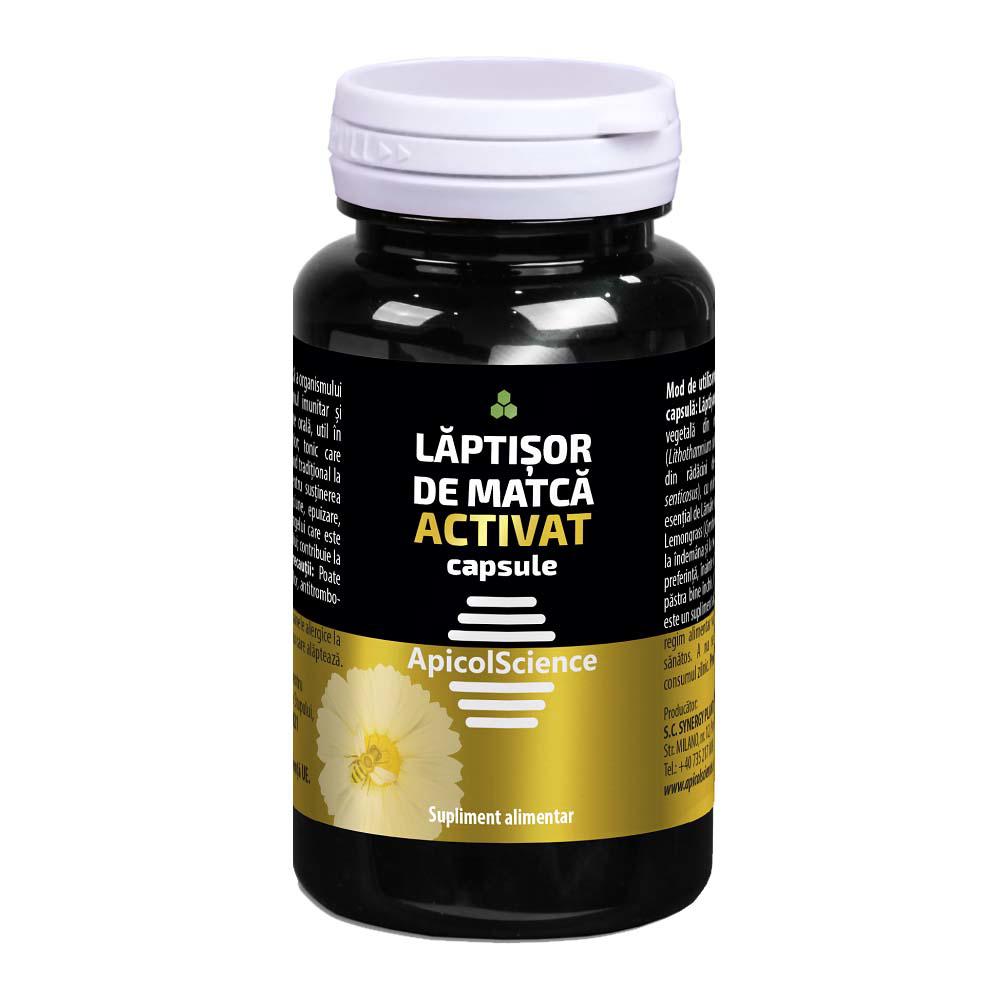 Laptisor de Matca Activat 60 capsule ApicolScience