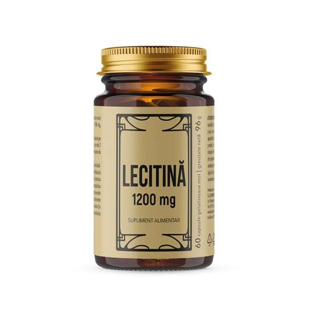 Lecitina 1200 miligrame 60 capsule moi Laboratoarele Remedia