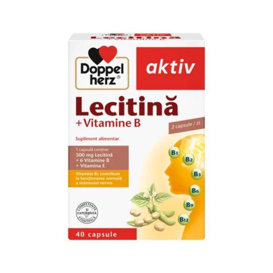 Lecitina 500 miligrame + Vitamine B si E 40 capsule Doppelherz