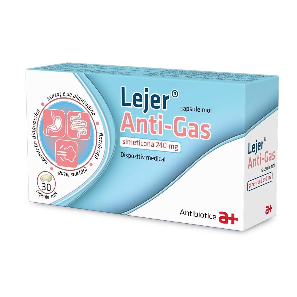 Lejer Anti-Gas 240 miligrame 30 capsule moi Antibiotice Iasi