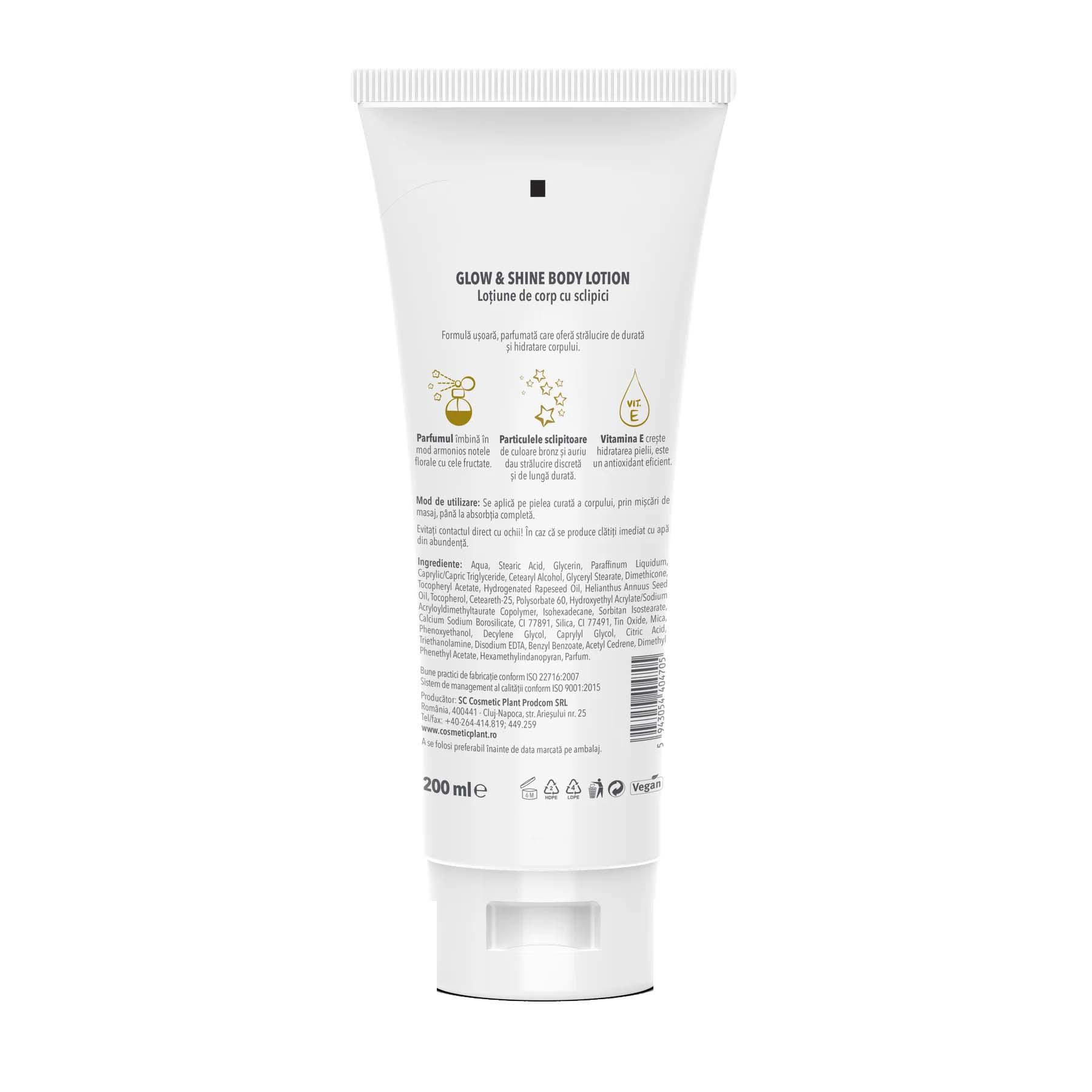 Lotiune de Corp SUN On the BEACH Glow & Shine Body Lotion 200 mililitri Cosmetic Plant