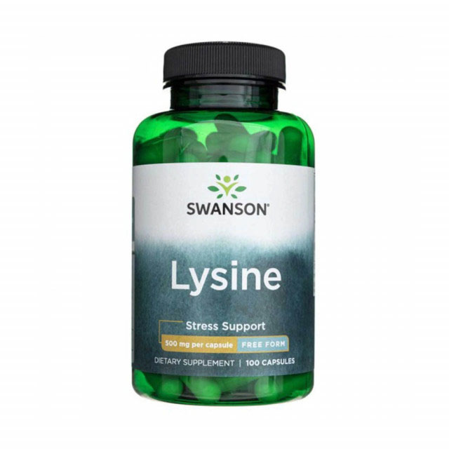 Lysine (Lizina HCI) 500 miligrame 100 capsule Swanson
