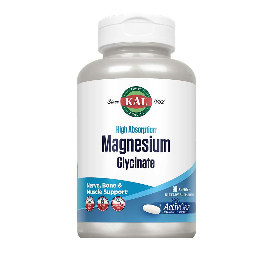 Magnesium Glycinate ActivGels 90 capsule gelatinoase moi Secom