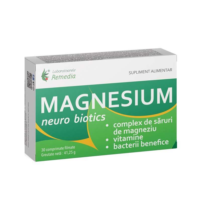 Magnesium Neuro Biotics 30 capsule Laboratoarele Remedia