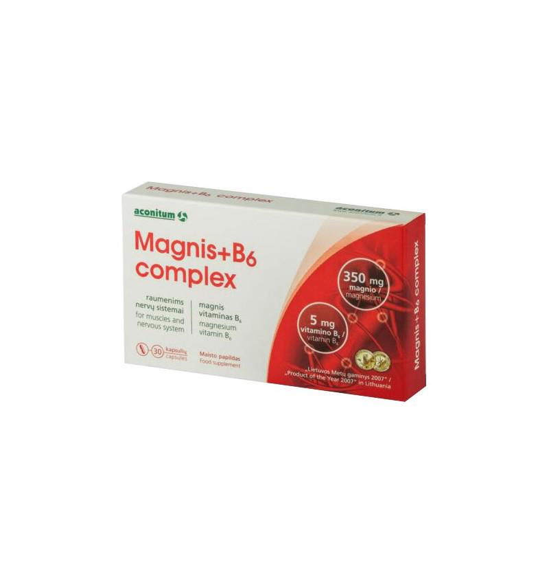 Magnis + B6 Complex 30 capsule 20,8 grame Aconitum