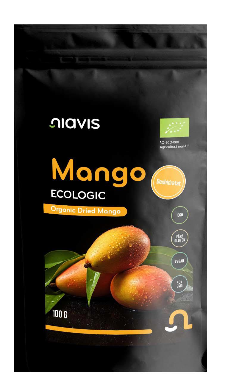 Mango Deshidratat Ecologic 100 grame Niavis