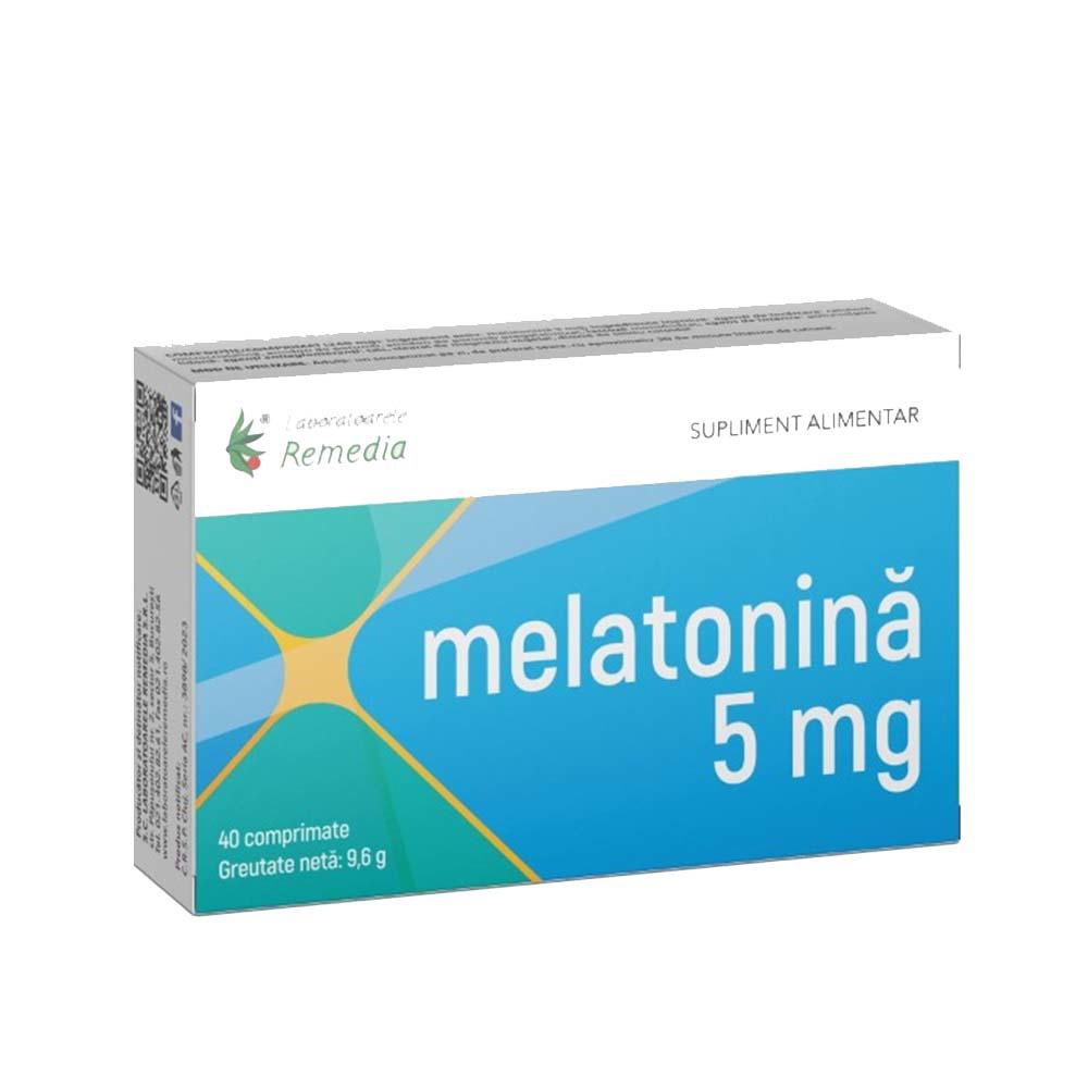 Melatonina 5 miligrame 40 comprimate Remedia