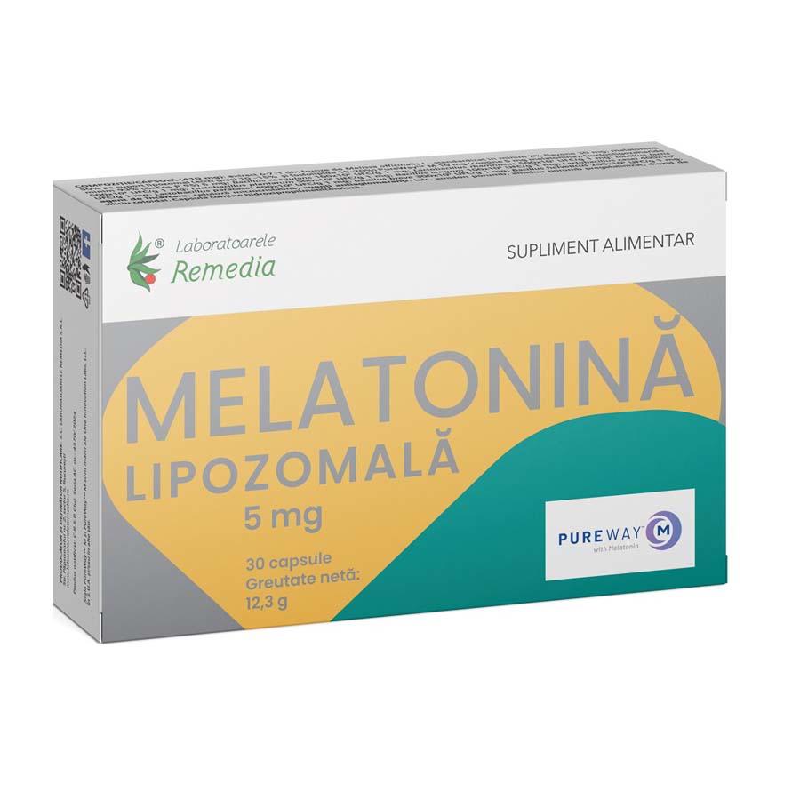 Melatonina Lipozomala 5 miligrame 30 capsule Laboratoarele Remedia