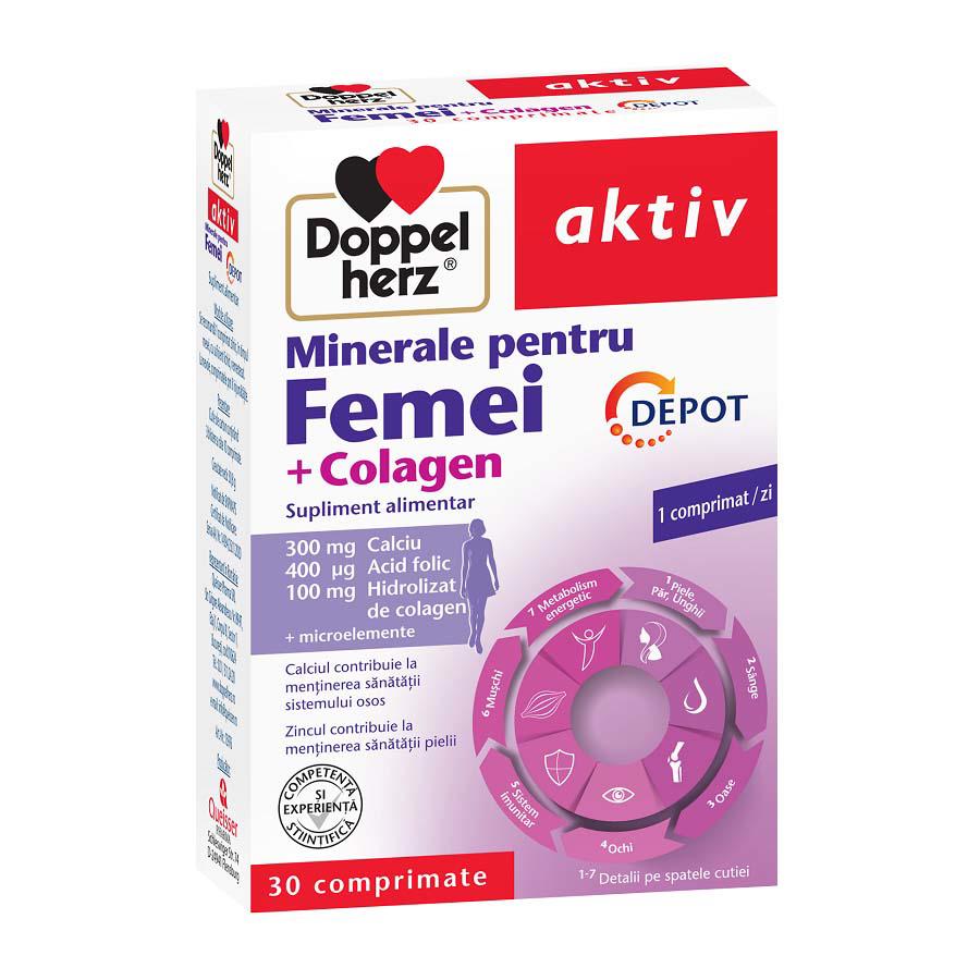 Minerale pentru Femei + Colagen 30 comprimate Doppelherz