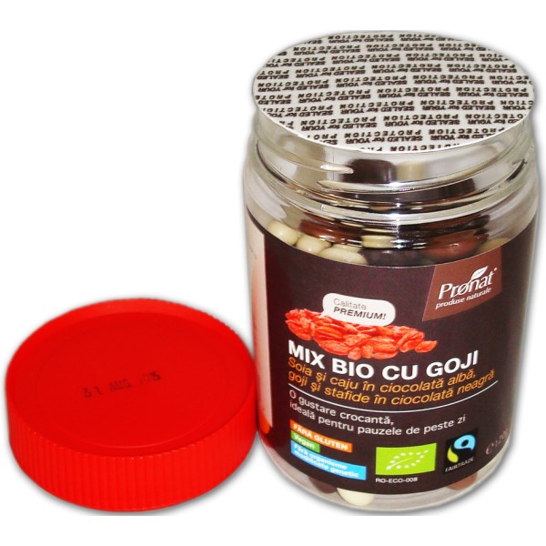 Mix Bio cu Goji si Fructe Uscate Pronat 120gr