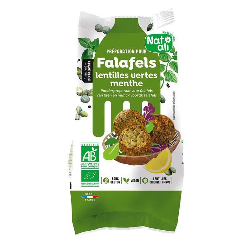 Mix pentru Falafel Fara Gluten cu Linte Eco 150 grame Nat-Ali