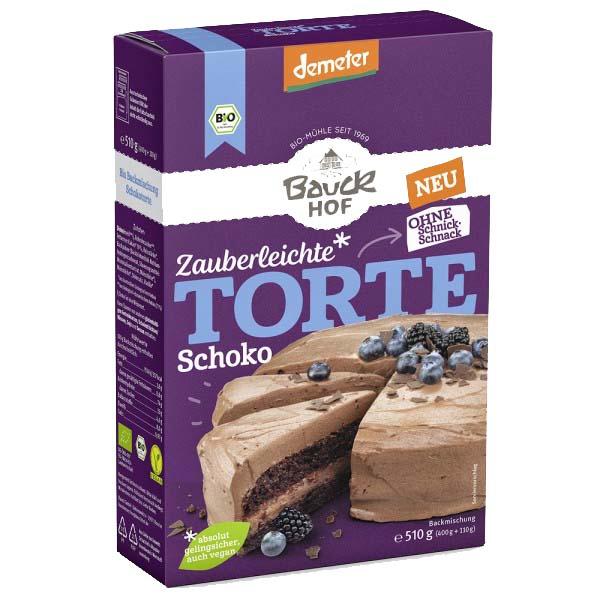 Mix pentru Tort cu Ciocolata Demeter Eco 510 grame BauckHof
