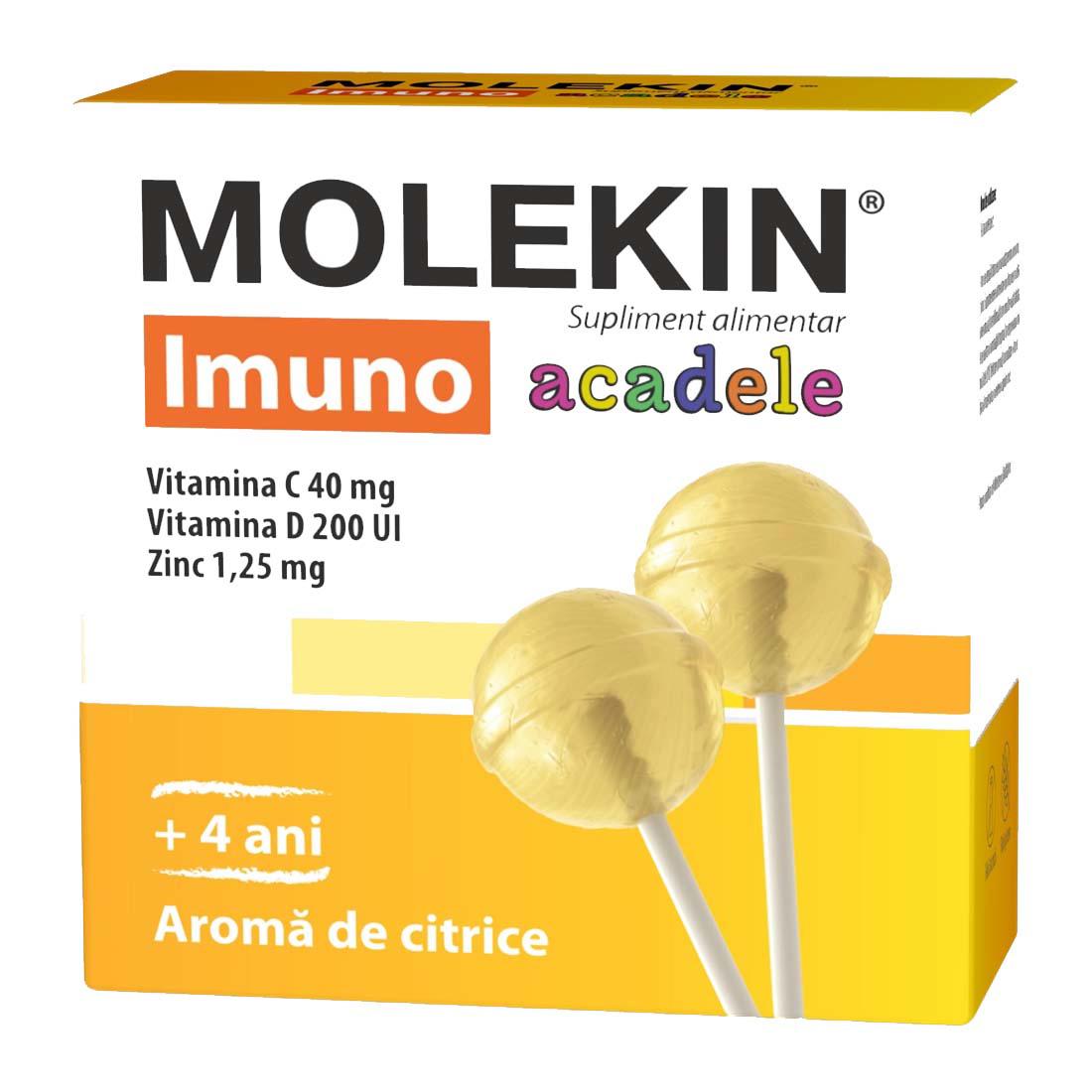 Molekin Imuno 4 ani+ 12 acadele Zdrovit