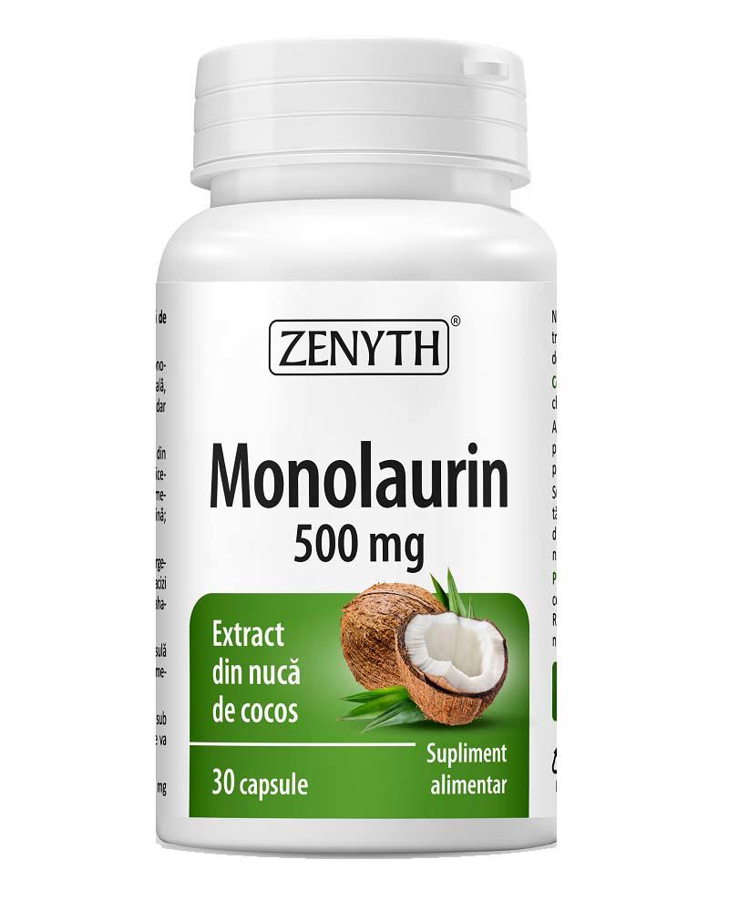 Monolaurin 500 miligrame 30 capsule Zenyth