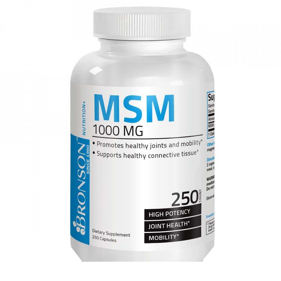 MSM 1000 miligrame 250 capsule Bronson Laboratories