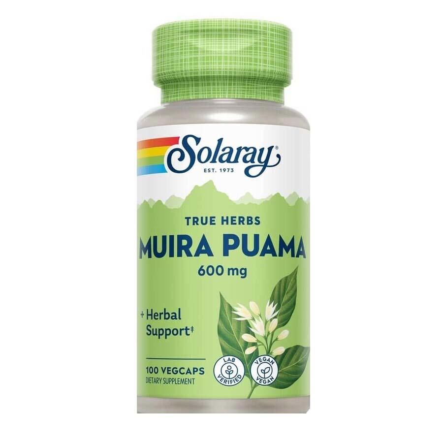 Muira Puama 600 miligrame 100 capsule vegetale Secom