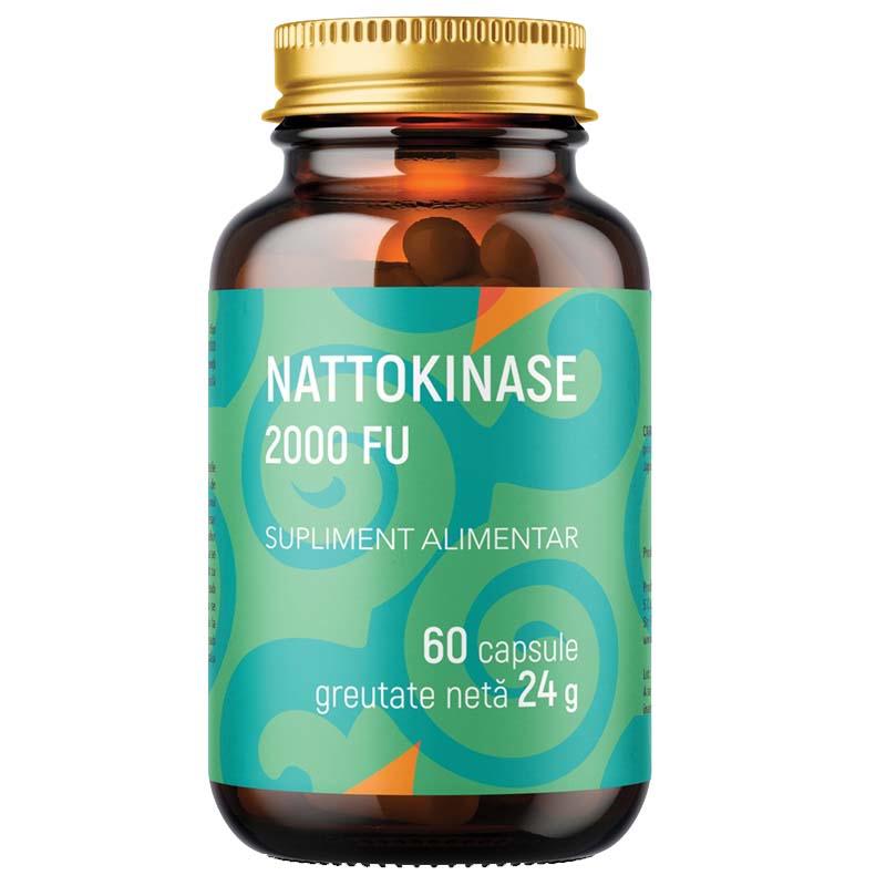 Nattokinase 2000 FU 60 capsule Laboratoarele Remedia