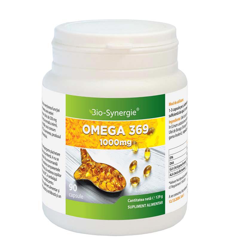 Omega 369 1000 miligrame 90 capsule Bio Synergie