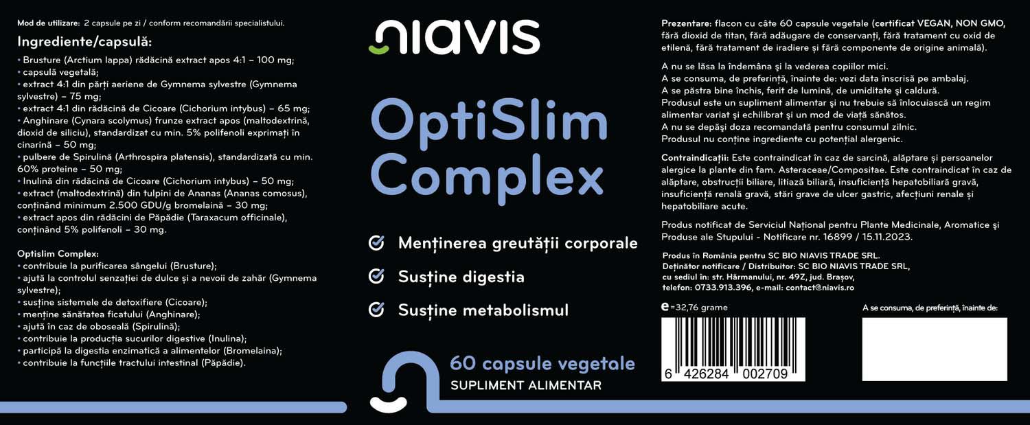 OptiSlim Complex 60 capsule Niavis