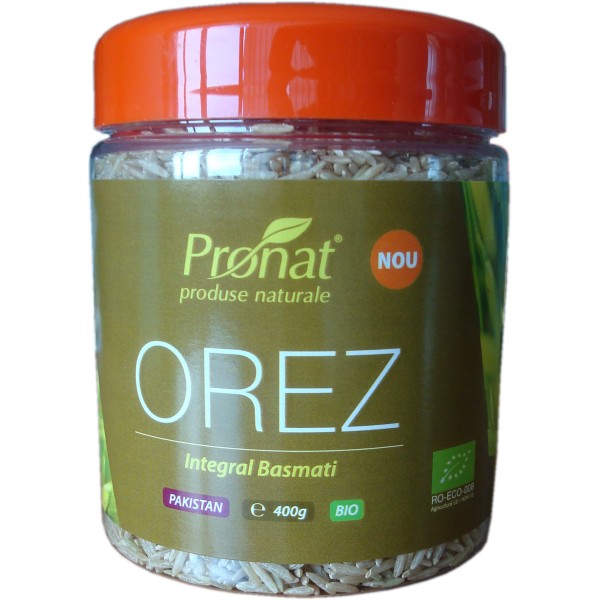 Orez Integral Basmati Bio Pronat 400gr