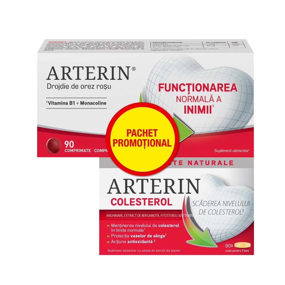 Pachet Arterin Colesterol 90 comprimate + Arterin 90 comprimate Perrigo